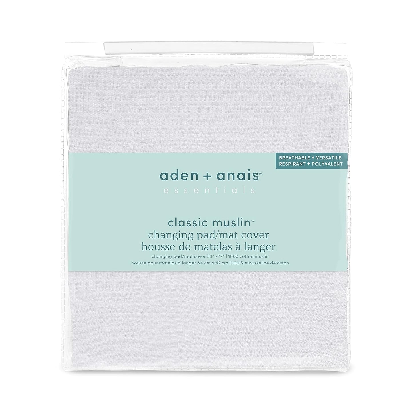 Essentials Cotton Muslin Changing Pad Cover