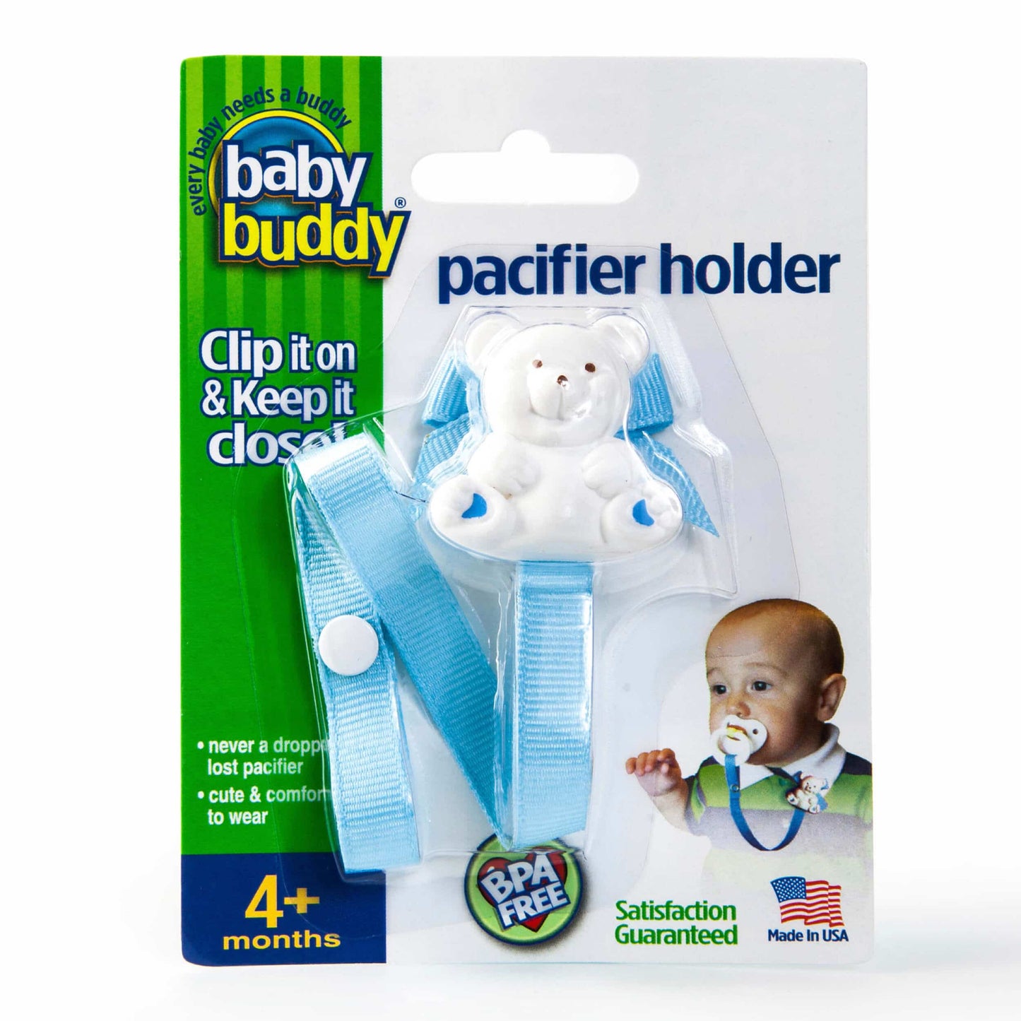 Porta-chupeta Baby Buddy Bear