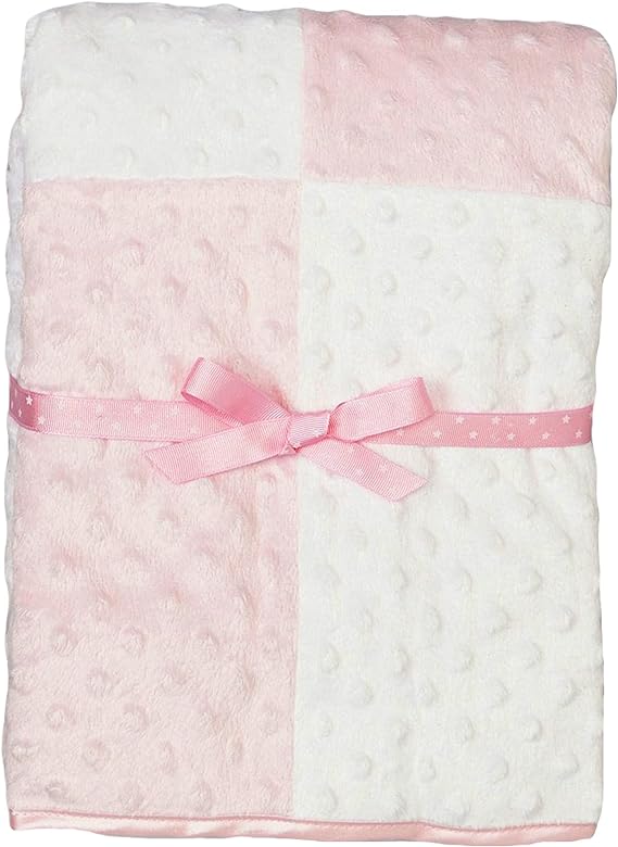 Spasilk Raised Dot Blanket - Pink