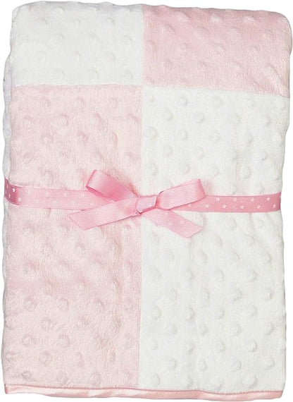 Spasilk Raised Dot Blanket - Pink