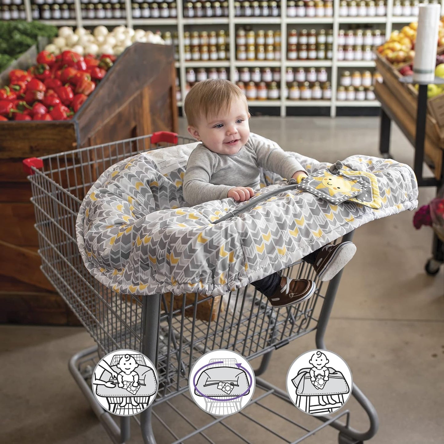 Boppy Shopping Cart and High Chair Cover