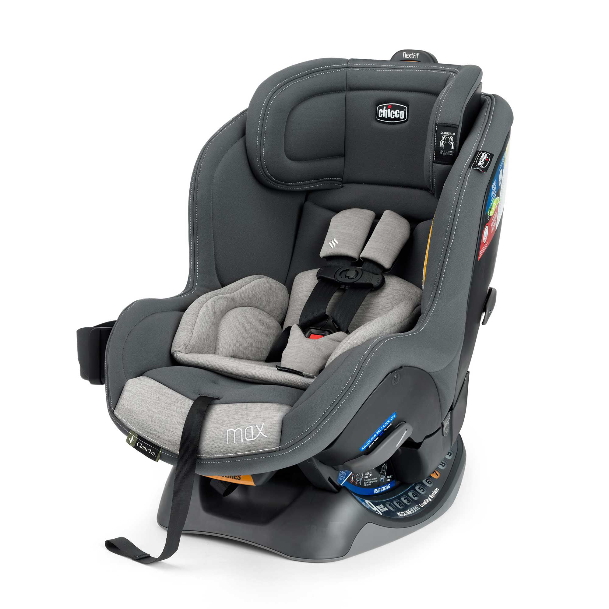 Chicco NextFit Max ClearTex Extended Use Convertible Car Seat Cove idealbaby