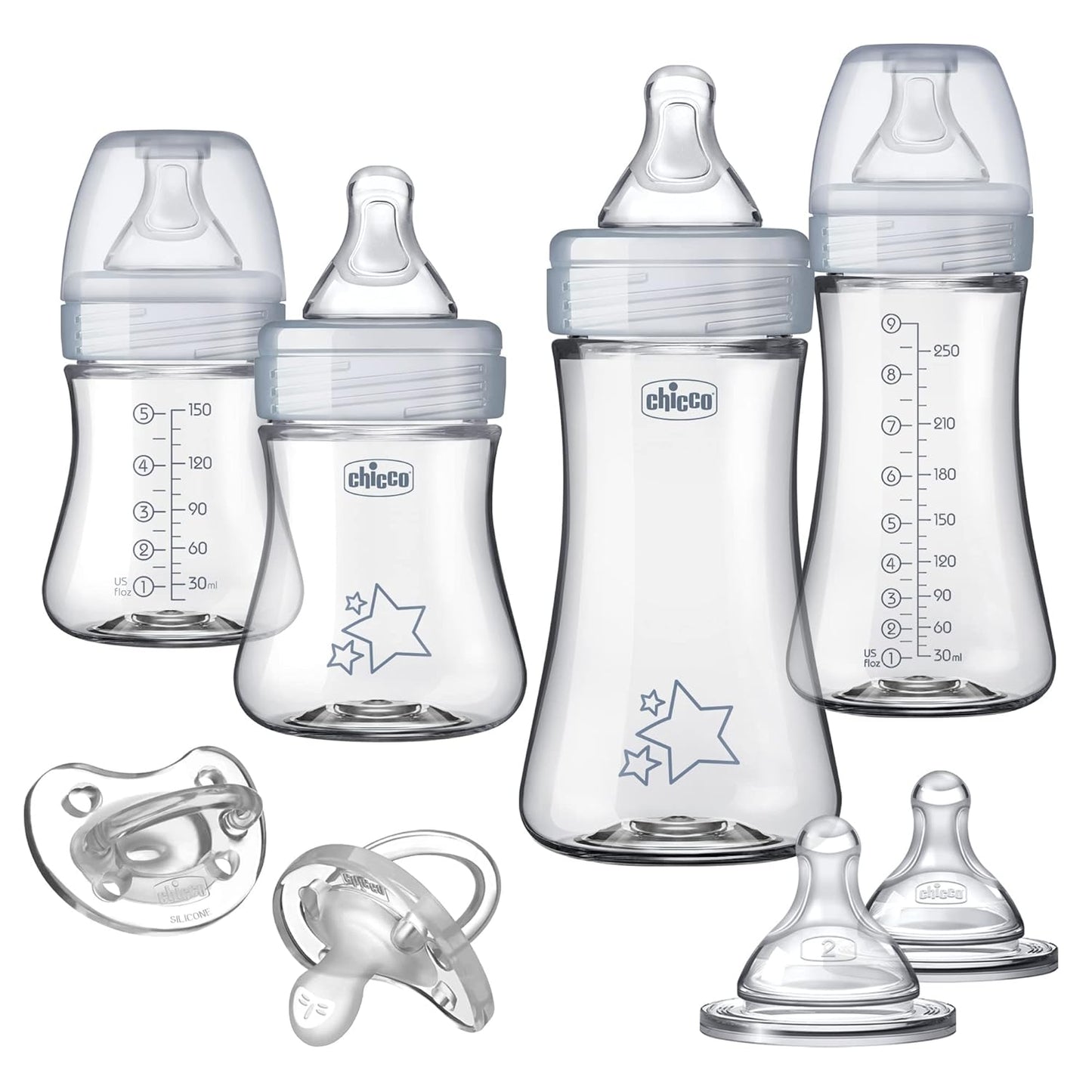 Chicco Duo Newborn Hybrid Baby Bottle Starter Gift Set