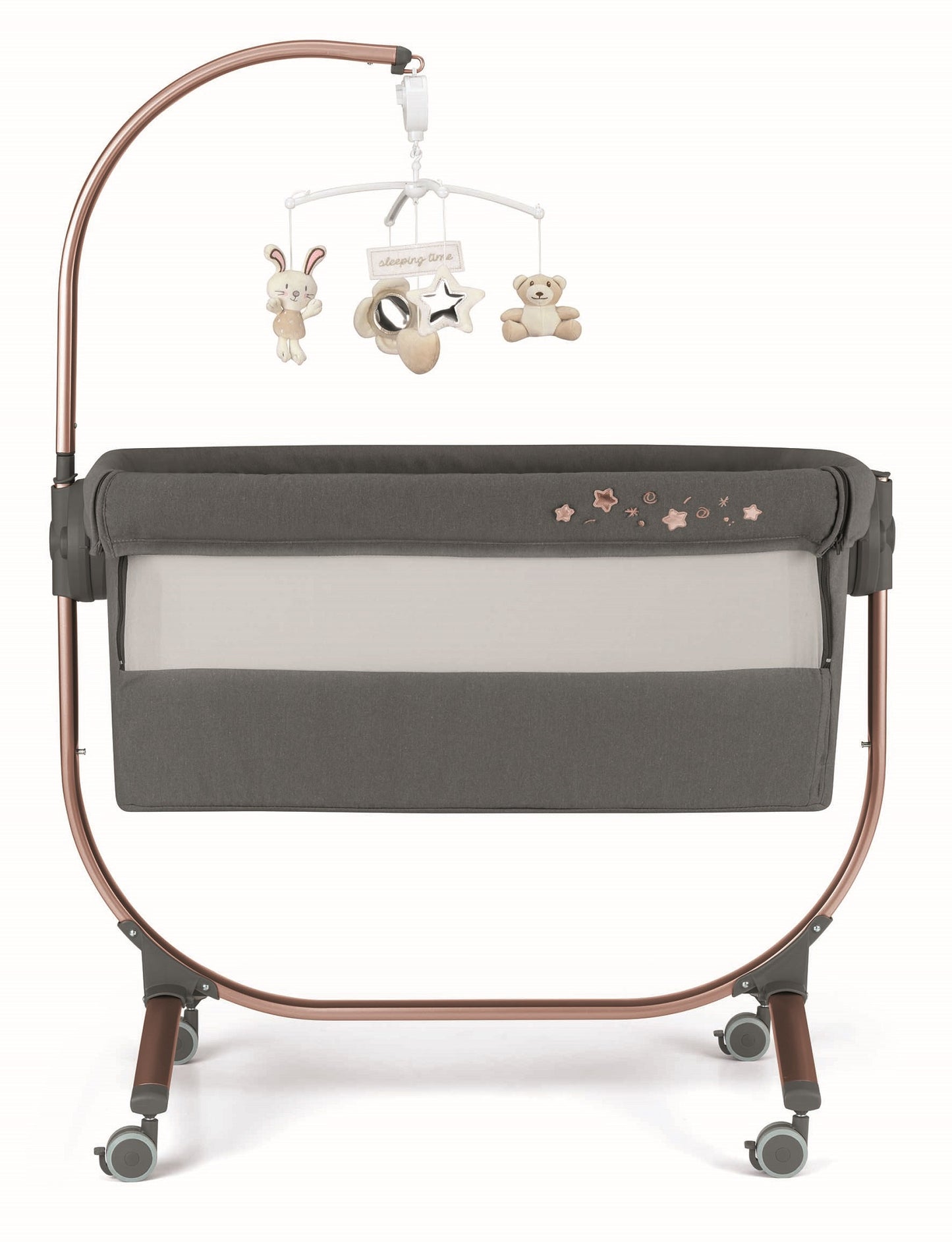 Cam Cullami Bassinet, Rose Gold and Grey