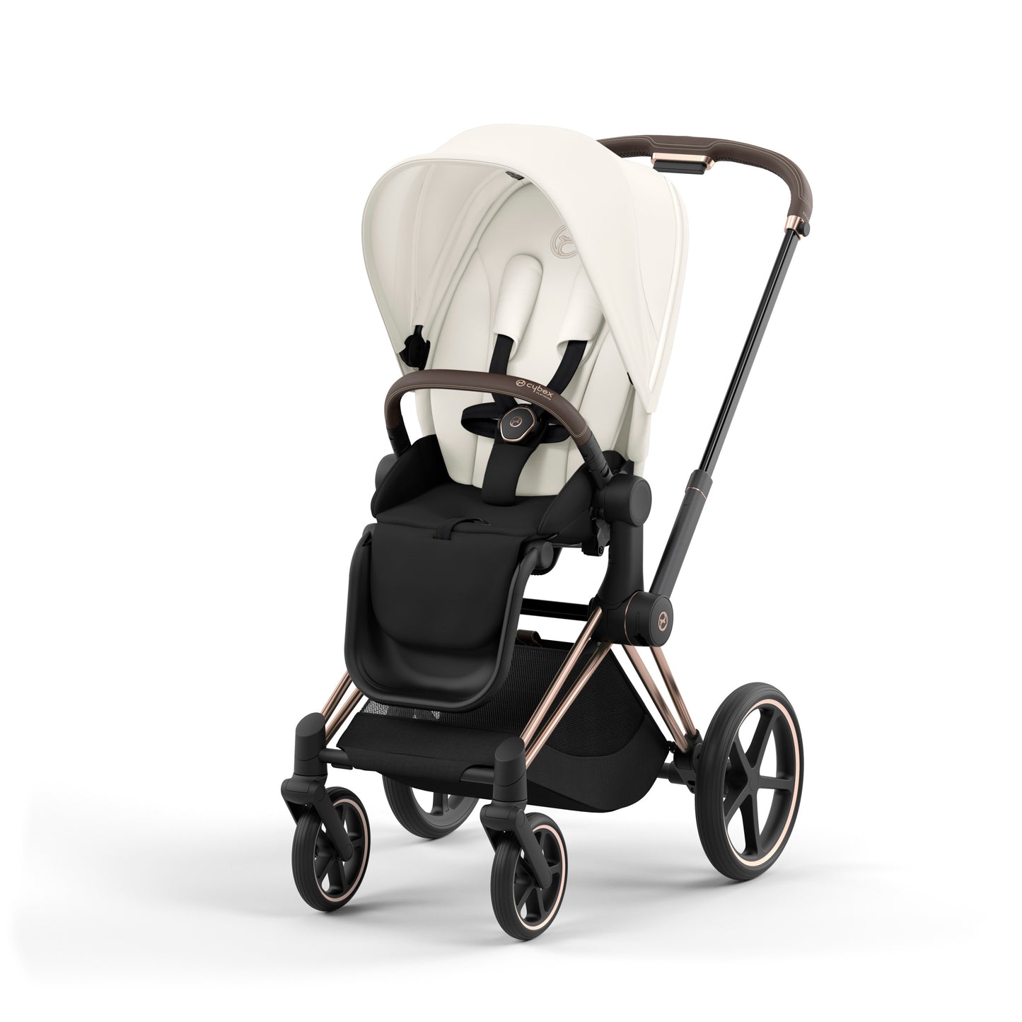 Cybex PRIAM 4 Stroller - Rose Gold/Brown Frame