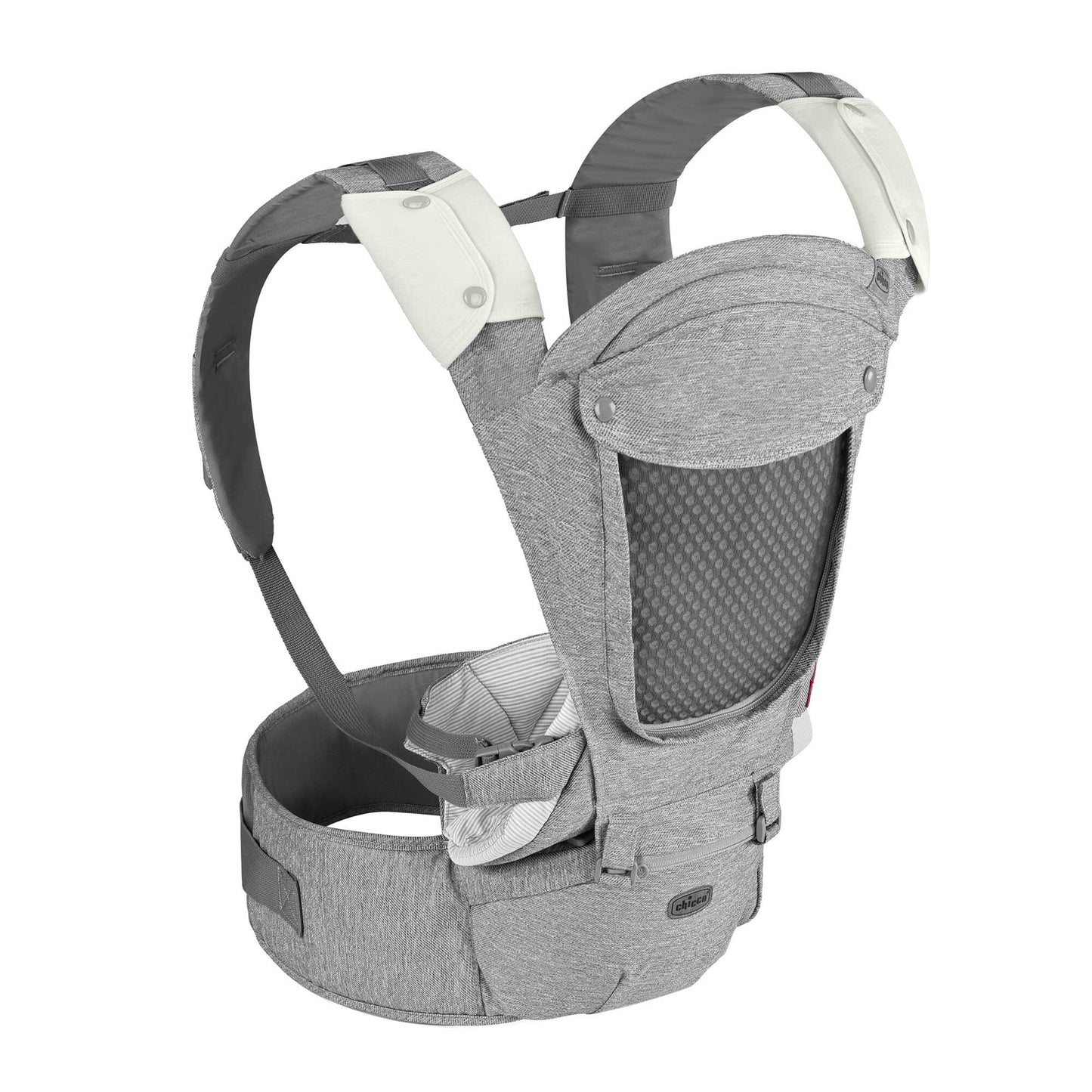 Chicco Sidekick Plush 3 in 1 Hip Seat Carrier-Titanium