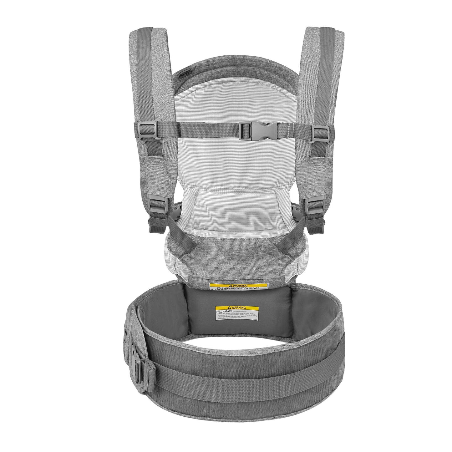 Chicco Sidekick Plush 3 in 1 Hip Seat Carrier-Titanium