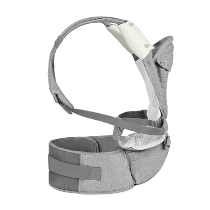 Chicco Sidekick Plush 3 in 1 Hip Seat Carrier-Titanium