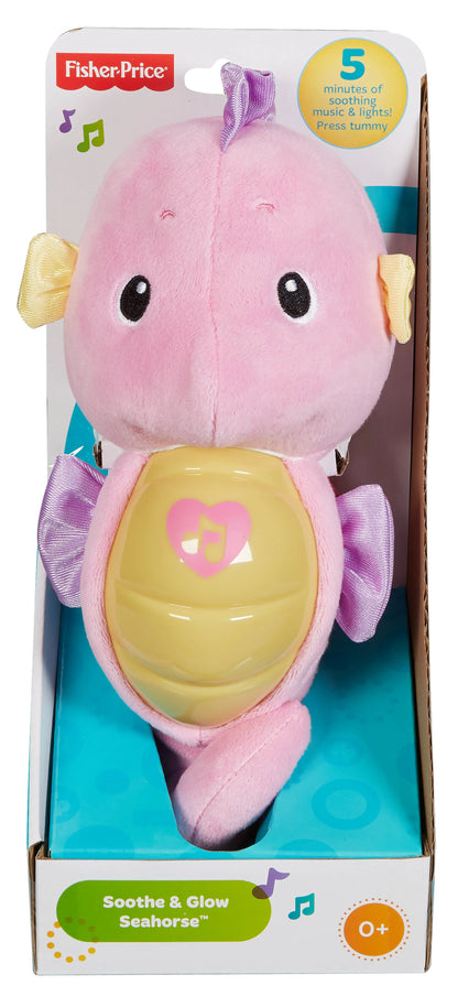 Fisher Price Soothe &amp; Glow Caballito de mar, rosa