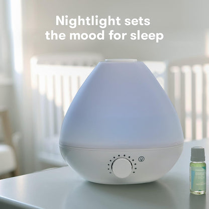 Fridababy 3-in-1 Humidifer with Diffuser & Nightlight - White