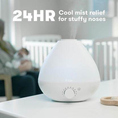 Fridababy 3-in-1 Humidifer with Diffuser & Nightlight - White