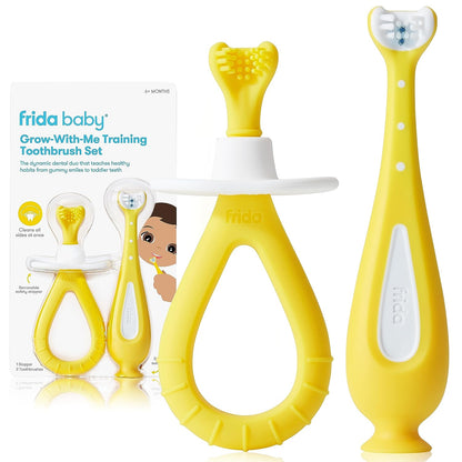 Conjunto de escova de dentes para treinamento Fridababy Grow-With-Me