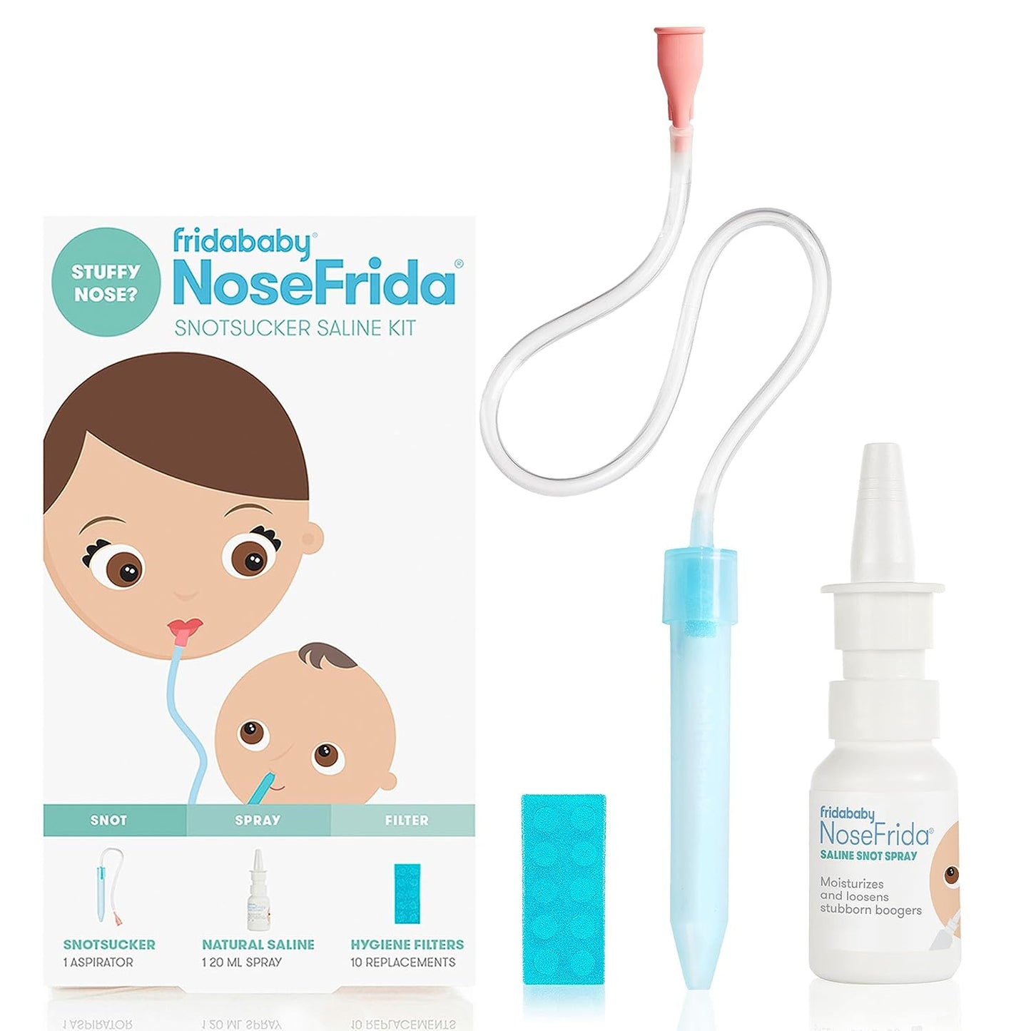 Fridababy Aspirador Nasal NoseFrida com 10 Filtros