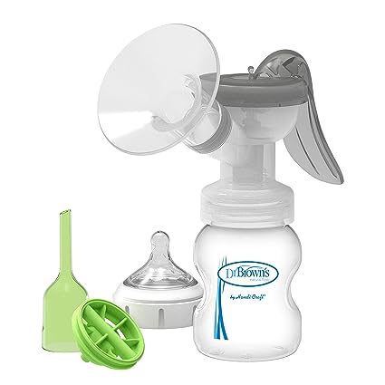 Dr. Brown’s Manual Breast Pump with SoftShape™ Silicone Shield