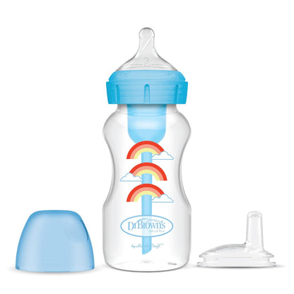 Dr. Brown’s Natural Flow® Anti-Colic Options+™ Wide-Neck Sippy Bottle Starter Kit