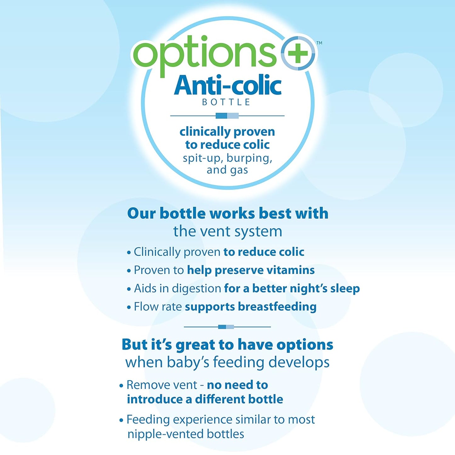 Dr. Brown’s Natural Flow® Anti-Colic Options+™ Wide-Neck Sippy Bottle Starter Kit