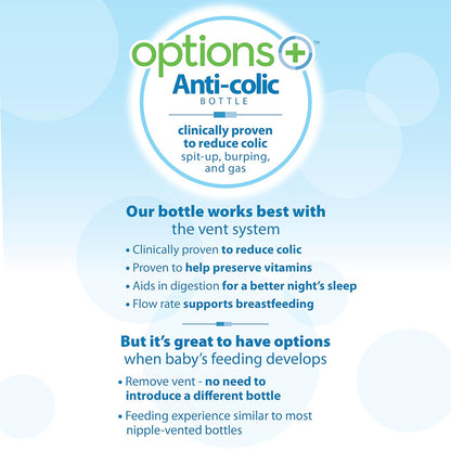 Dr. Brown’s Natural Flow® Anti-Colic Options+™ Wide-Neck Sippy Bottle Starter Kit