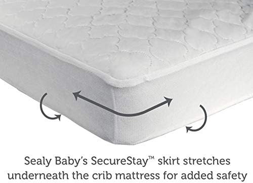 Kolcraft Sealy Stain Protection Crib Mattress Pad Cover