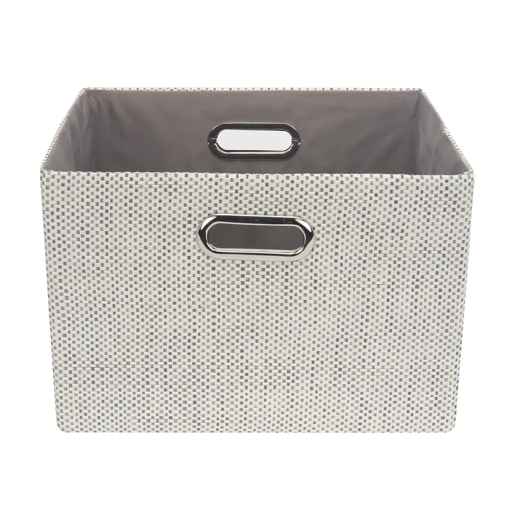 Contenedor de almacenamiento plegable Lambs &amp; Ivy - Gris