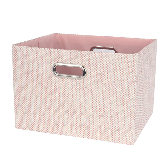 Contenedor de almacenamiento plegable Lambs &amp; Ivy - Rosa