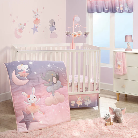 Bedtime Originals Tiny Dancer 3-Piece Crib Bedding Set