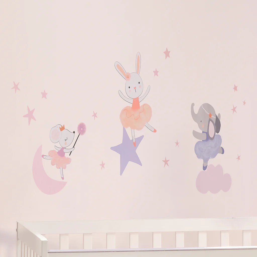 Bedtime Originals Tiny Dancer - Adhesivos decorativos para pared