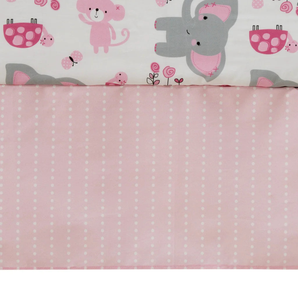 Conjunto de roupa de cama para berço de 3 peças Bedtime Originals Twinkle Toes