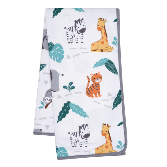 Bedtime Originals Mighty Jungle Baby Blanket