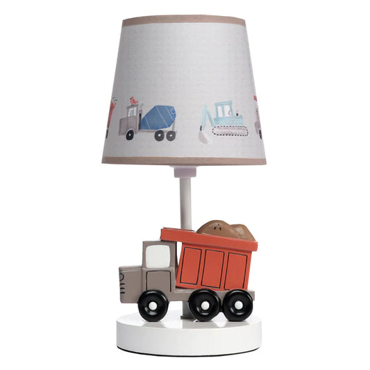 Bedtime Originals Construction Zone Lamb with Shade & Bulb