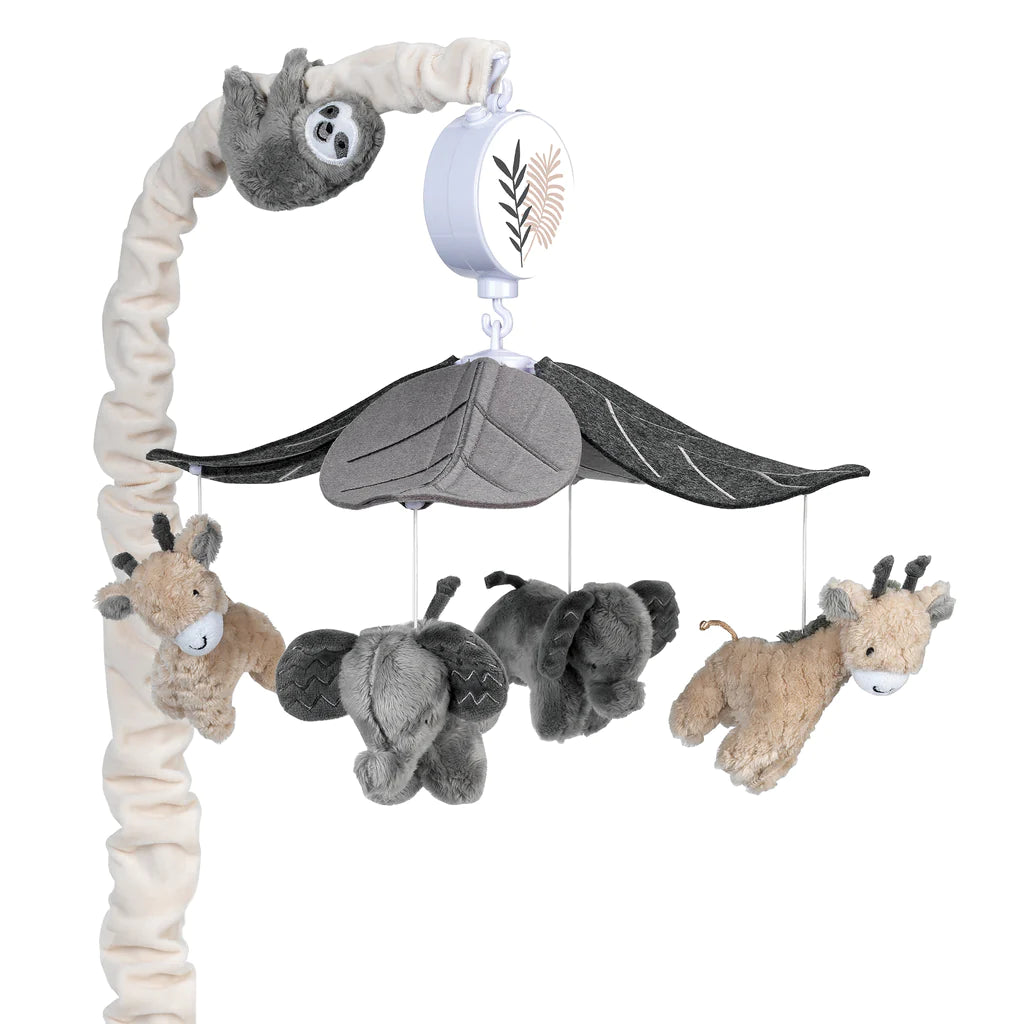 Lambs & Ivy Baby Jungle Crib Musical Mobile