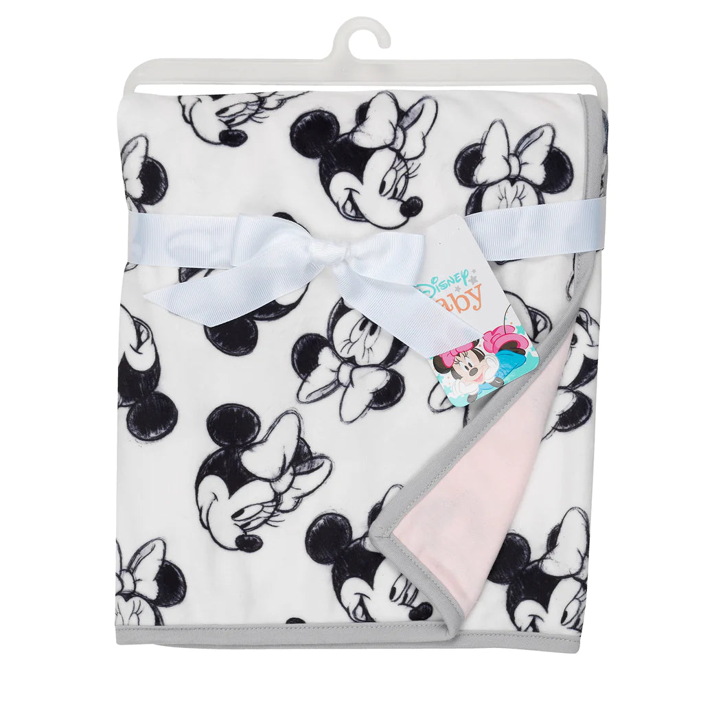 Cobertor de bebê Lambs &amp; Ivy Minnie Mouse