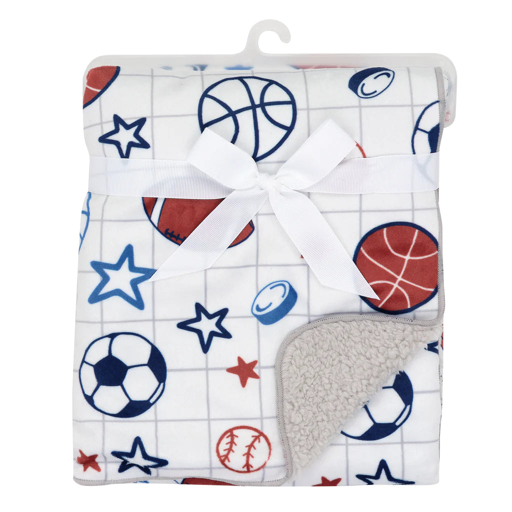 Lambs & Ivy Baby Sports Blanket
