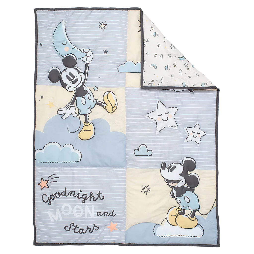 Crib bedding set mickey mouse shop