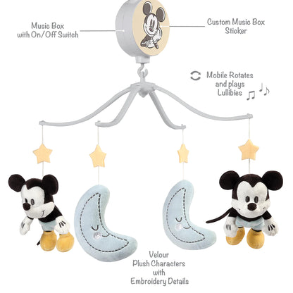 Móvel Musical Lambs &amp; Ivy Moonlight Mickey Crib