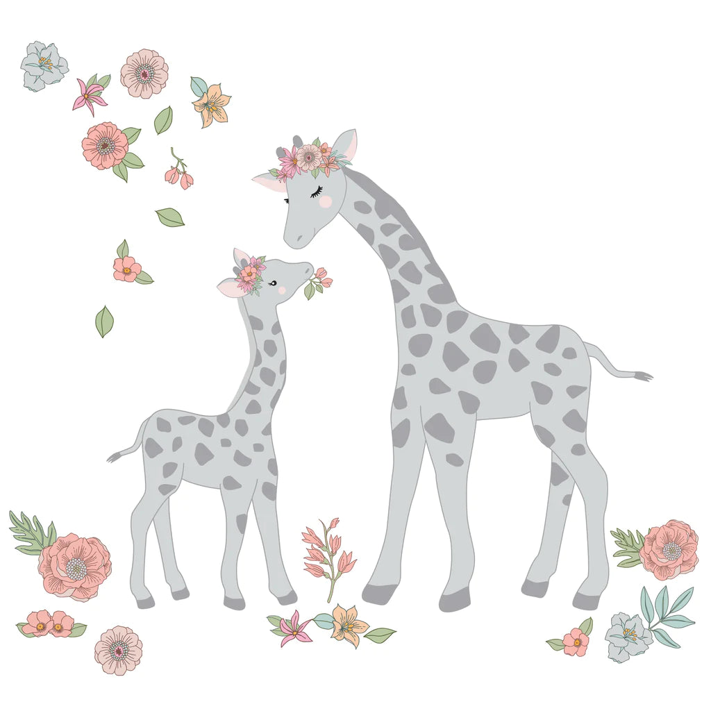 Lambs & Ivy Giraffe and a Half 4-Pieces Crib Bedding Set