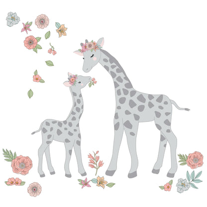 Lambs & Ivy Giraffe and a Half 4-Pieces Crib Bedding Set