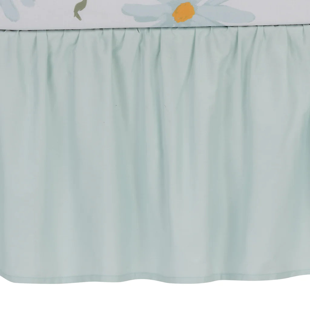 Juego de ropa de cama para cuna de 3 piezas Sweet Daisy de Lambs &amp; Ivy