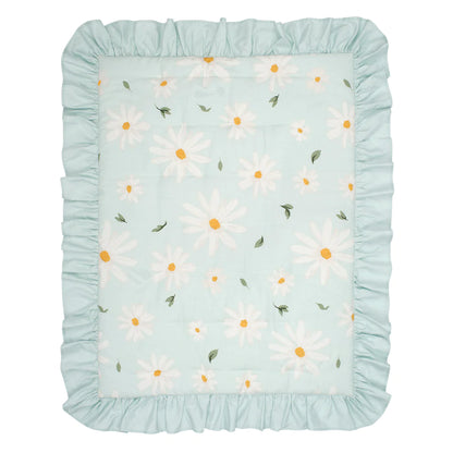 Conjunto de cama para berço de 3 peças Lambs &amp; Ivy Sweet Daisy