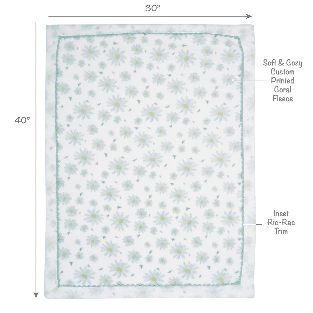 Lambs & Ivy Sweet Daisy Blanket