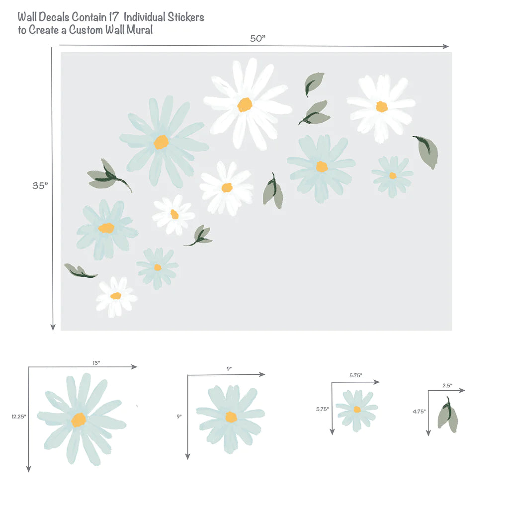 Decalque de Parede Lambs &amp; Ivy Sweet Daisy