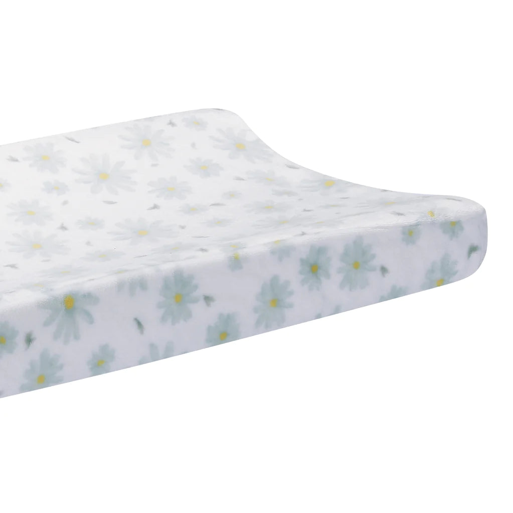 Lambs & Ivy Sweet Daisy Changing Pad Cover