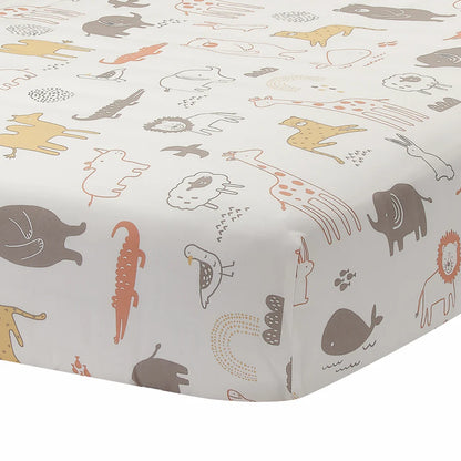 Conjunto de cama para berço de 3 peças Lambs &amp; Ivy Baby Noah