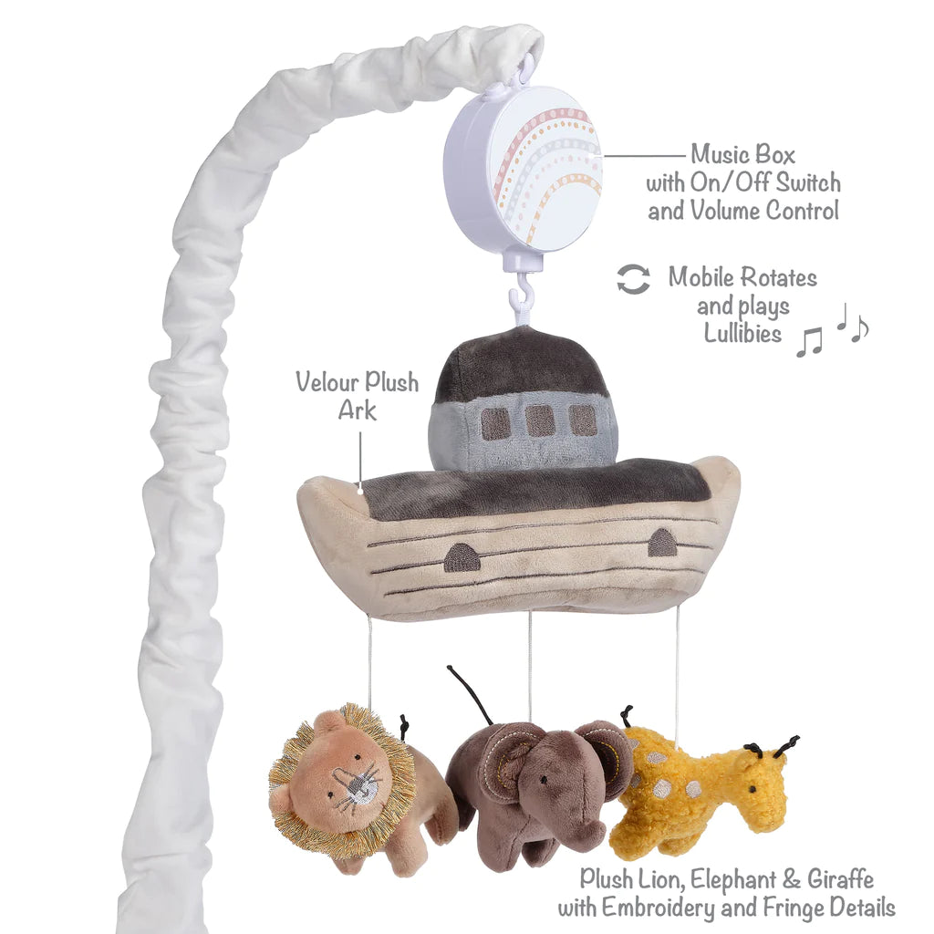 Lambs & Ivy Baby Noah Crib Musical Mobile