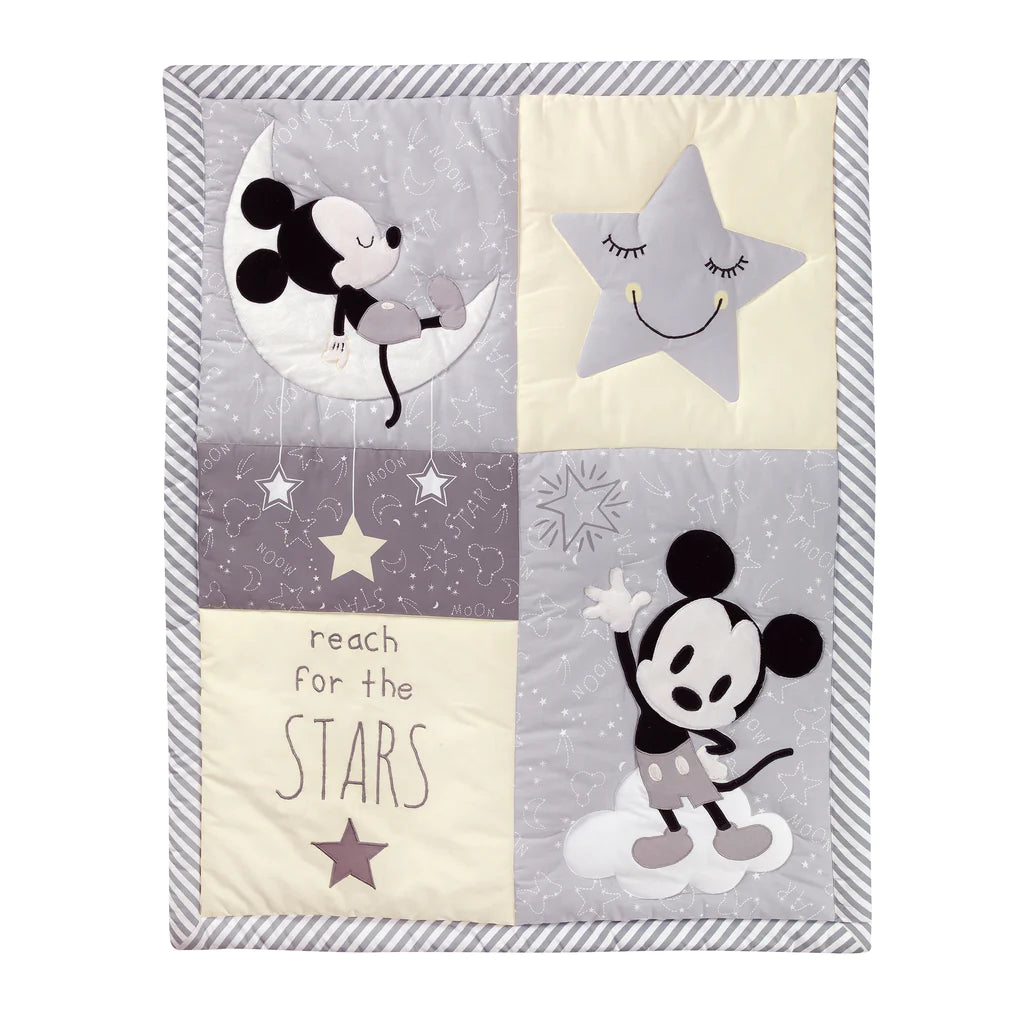 Lambs & Ivy Mickey 4-Pieces Crib Bedding Set