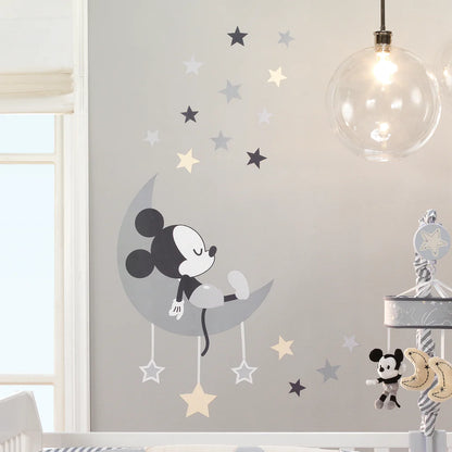 Calcomanías de pared de Mickey de corderos e hiedra