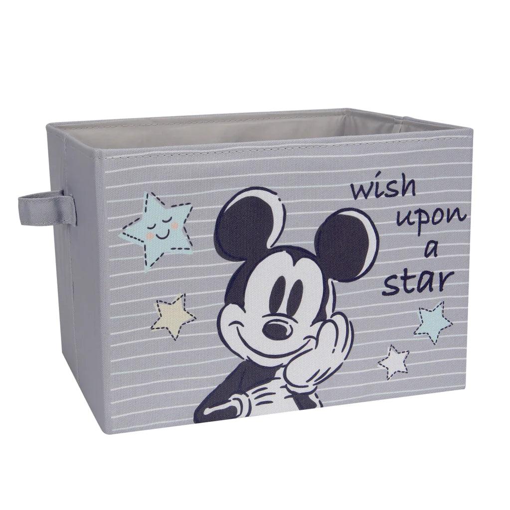 Cesta de almacenamiento plegable para bebé Mickey Mouse de Lambs &amp; Ivy Disney