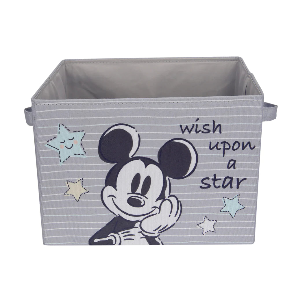 Lambs & Ivy Disney Baby Mickey Mouse Foldable Storage Basket