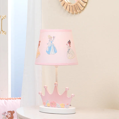 Disney Princess Pink Lamp with Shade & Bulb