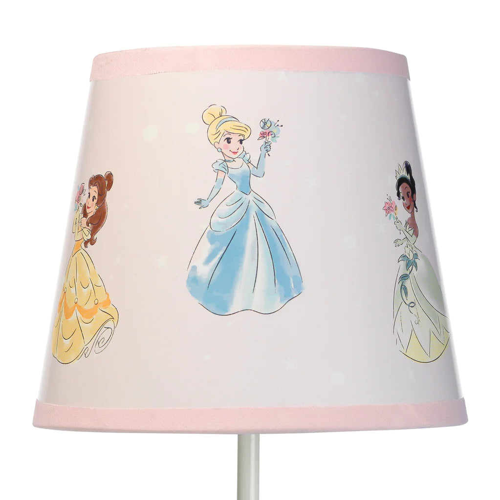 Disney Princess Pink Lamp with Shade & Bulb