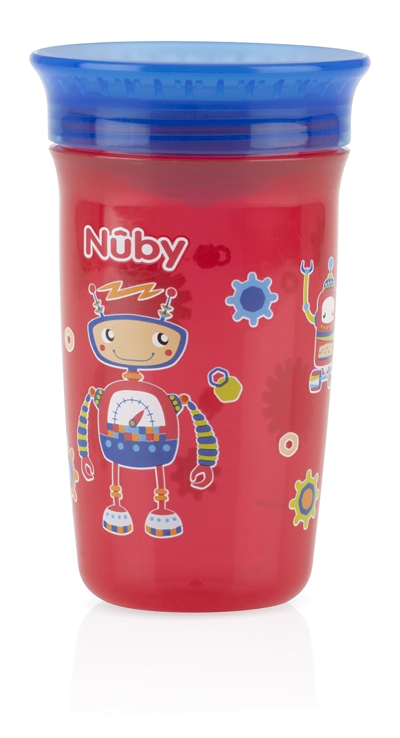 Nuby Sippy Cup 360 Wonder 10oz Printed – idealbaby
